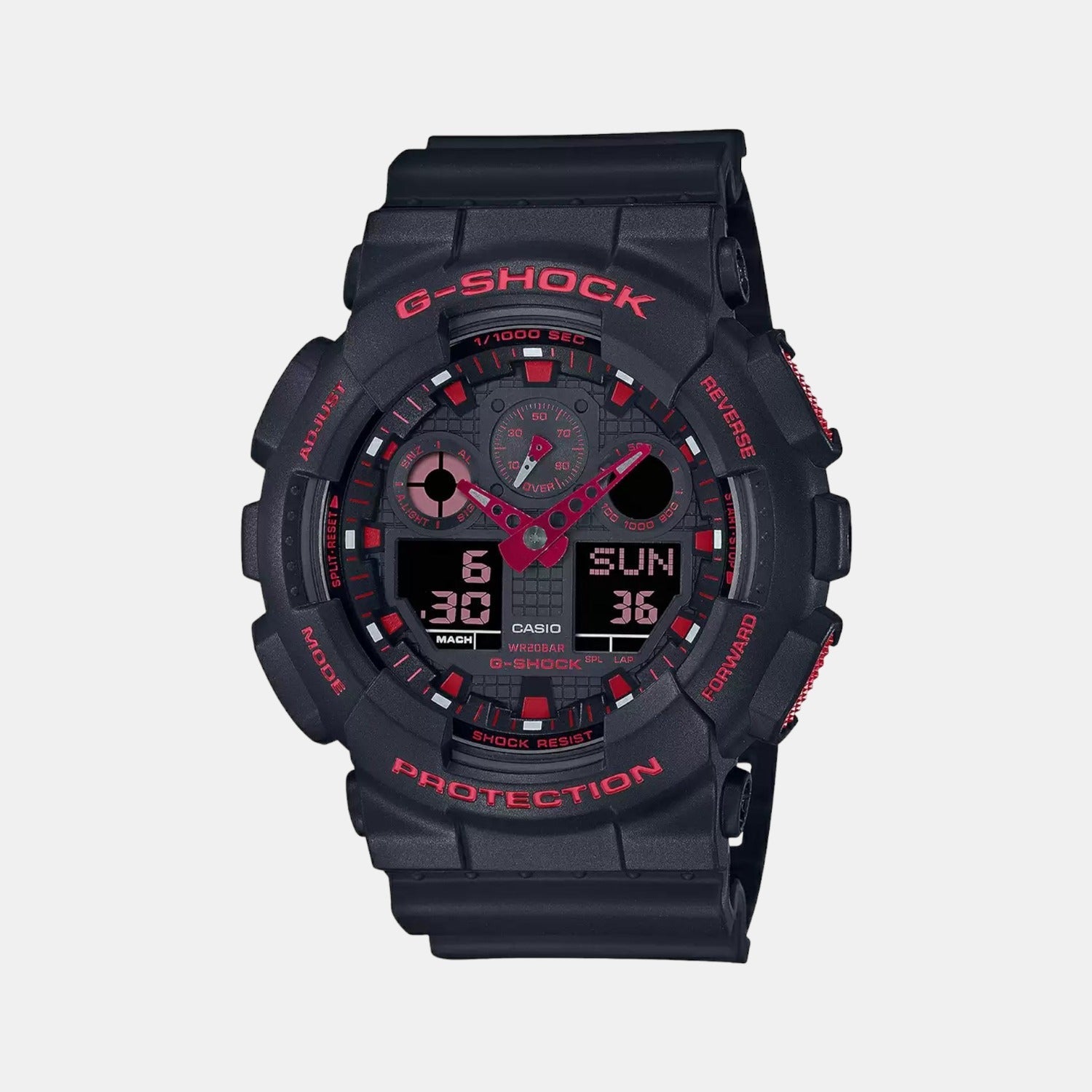 G-Shock Men Quartz Black Dial Digital Resin Watch G1310