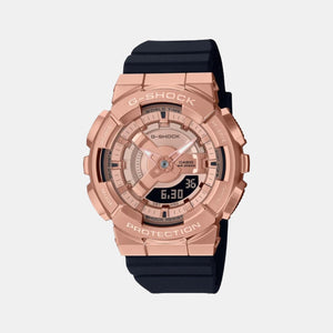 G-Shock Women Quartz Rose Gold Dial Analog-Digital Resin Watch G1315