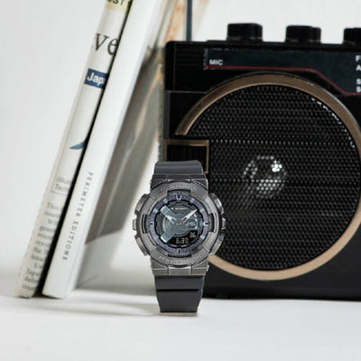 Casio G-Shock Grey Dial Women 42mm G1317 GM-S110B-8A