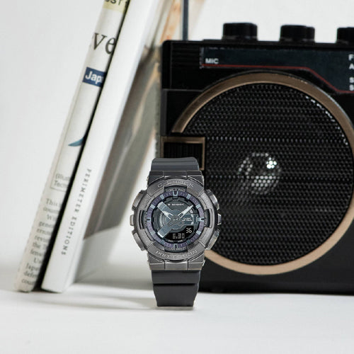 Casio G-Shock Grey Dial Women 42mm G1317 GM-S110B-8A