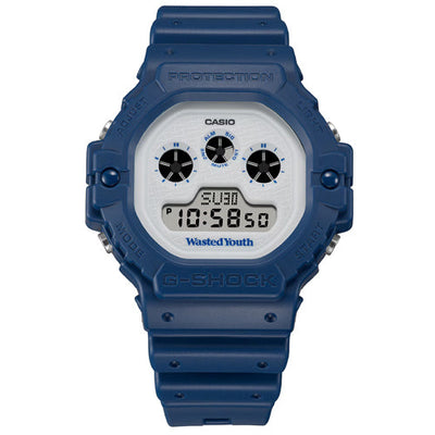 Casio G-Shock Wasted Youth Collaboration Model 5900 Series White Dial Men 46.8mm G1327 DW-5900WY-2