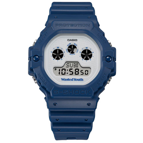Casio G-Shock Wasted Youth Collaboration Model 5900 Series White Dial Men 46.8mm G1327 DW-5900WY-2