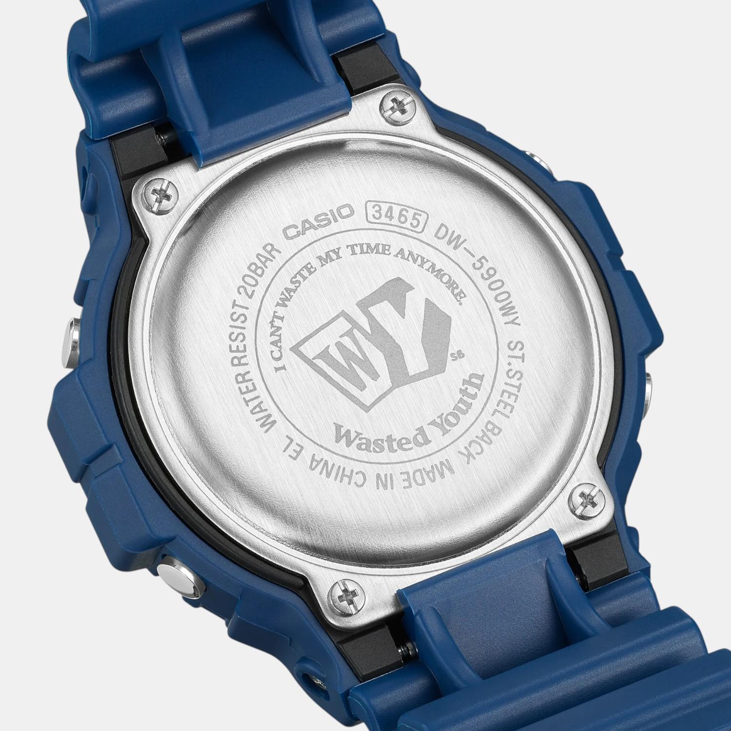 G-Shock Men Quartz White Dial Digital Resin Watch G1327