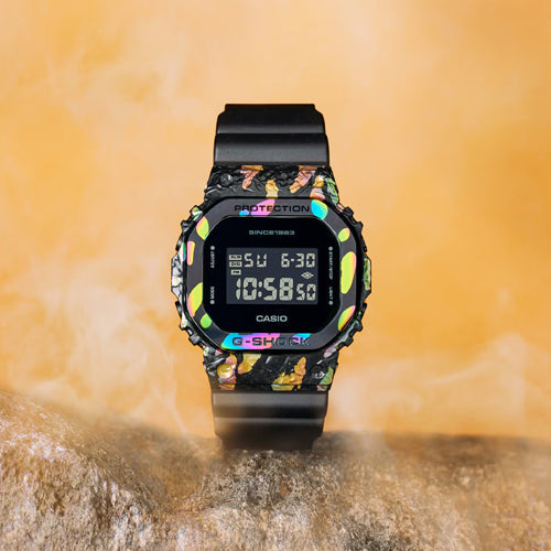 Casio G-Shock G-SHOCK 40th Anniversary Adventurer’s Stone Series 5600 Series Black Dial Men 43.2mm G1348 GM-5640GEM-1