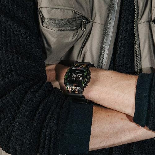 Casio G-Shock G-SHOCK 40th Anniversary Adventurer’s Stone Series 5600 Series Black Dial Men 43.2mm G1348 GM-5640GEM-1