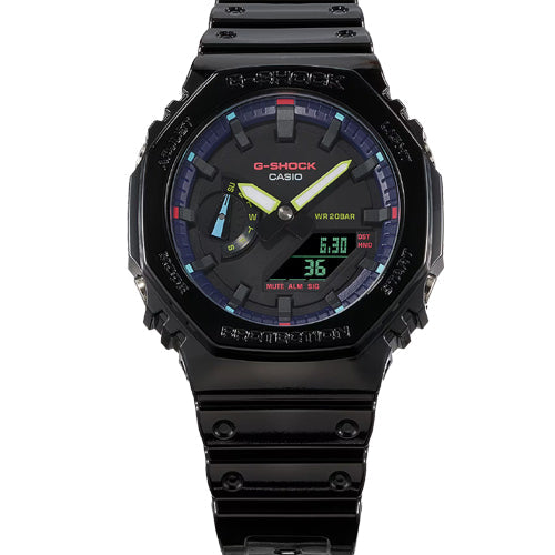 Casio G-Shock Black Dial Men 45.4mm G1367 GA-2100RGB-1A