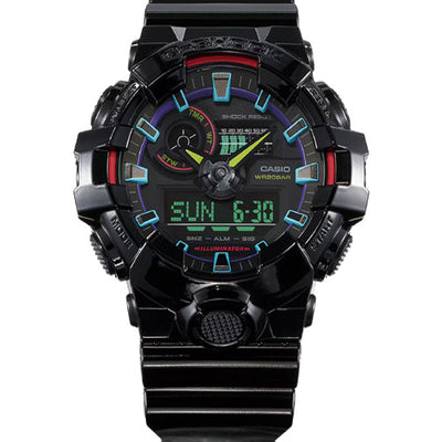 Casio G-Shock Black Dial Men 53.4mm G1369 GA-700RGB-1A