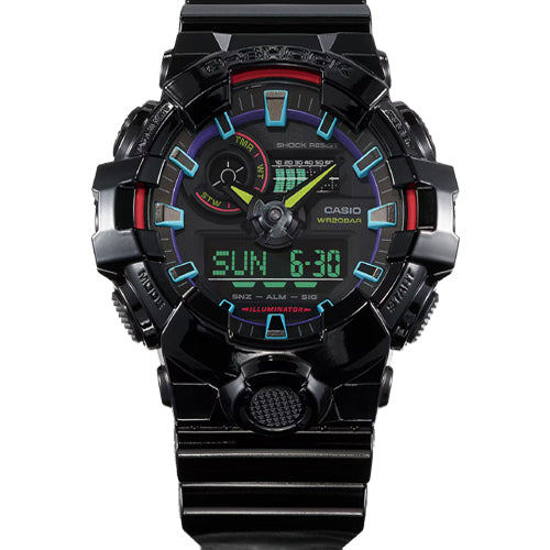 Casio G-Shock Black Dial Men 53.4mm G1369 GA-700RGB-1A