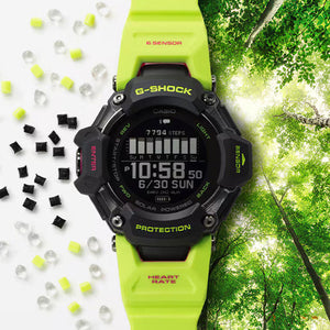 Casio G-Shock G-SQUAD GBD-H2000 Series Black Dial Men 52.6mm G1380 GBD-H2000-1A9