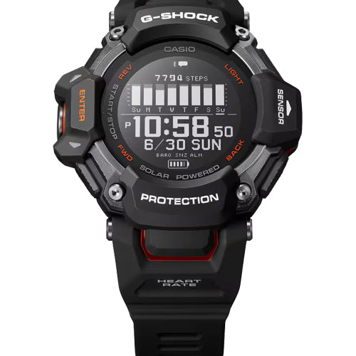 Casio G-Shock G-SQUAD GBD-H2000 Series Black Dial Men 52.6mm G1381 GBD-H2000-1A
