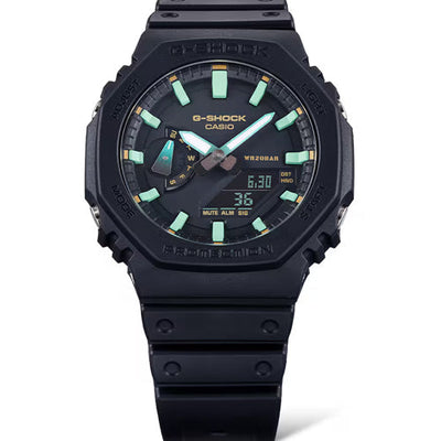 Casio G-Shock 2100 Series Black Dial Men 45.4mm G1388 GA-2100RC-1A