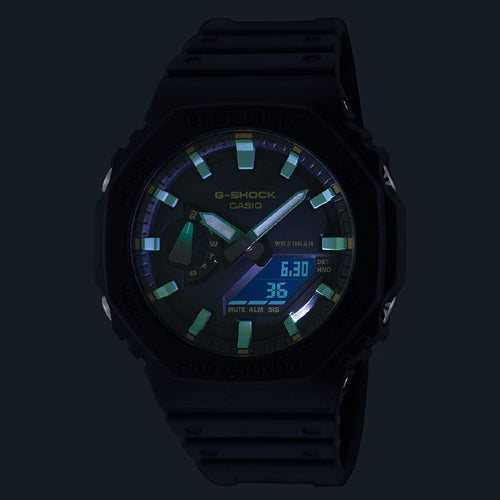 Casio G-Shock 2100 Series Black Dial Men 45.4mm G1388 GA-2100RC-1A