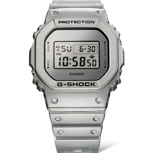 Casio G-Shock 5600 Series Silver Dial Men 42.8mm G1408 DW-5600FF-8