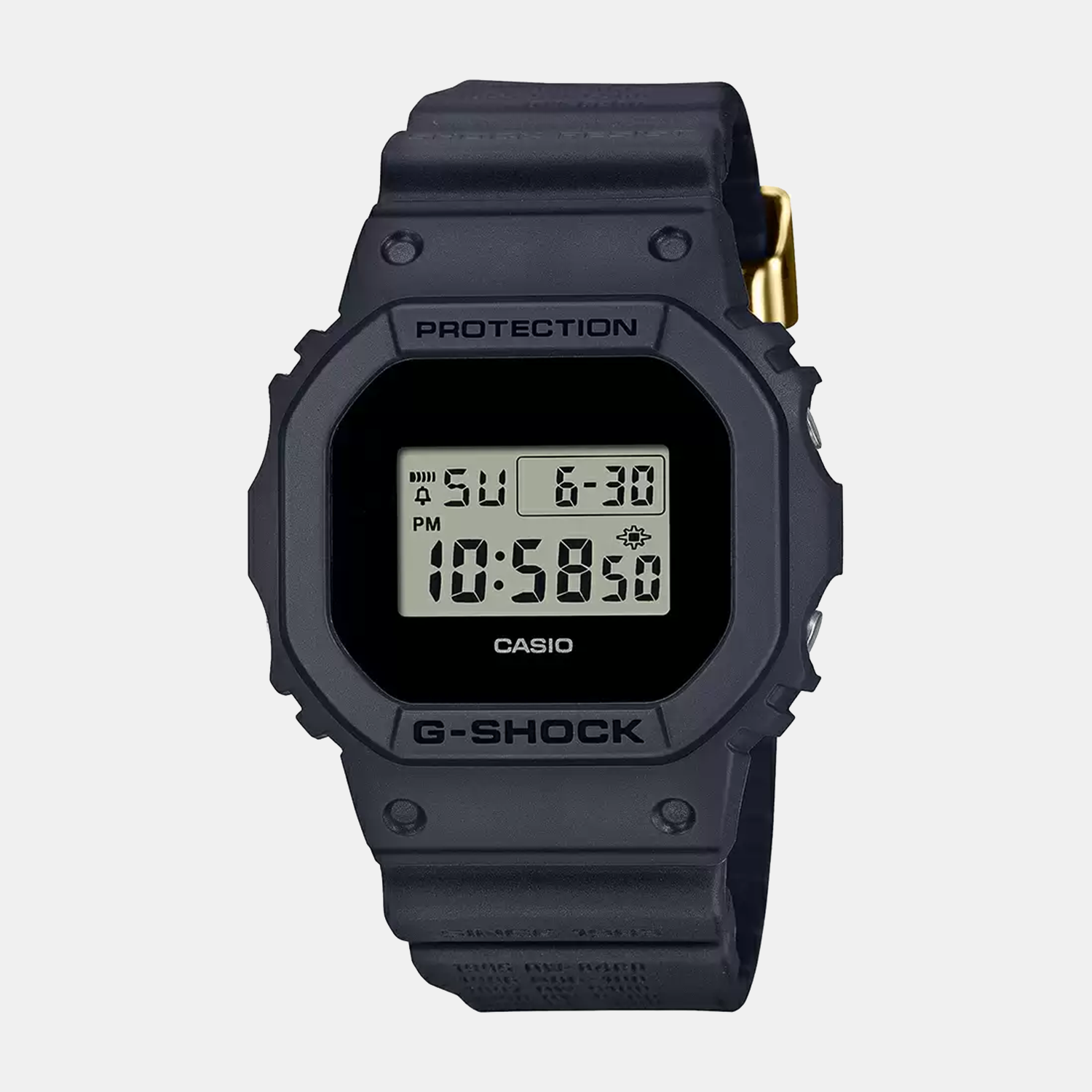 G-Shock Men Quartz Black Dial Digital Resin Watch G1410