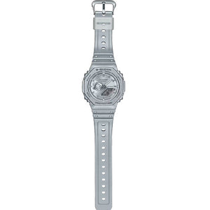 Casio G-Shock 2100 Series Silver Dial Men 45.4mm G1413 GA-2100FF-8A