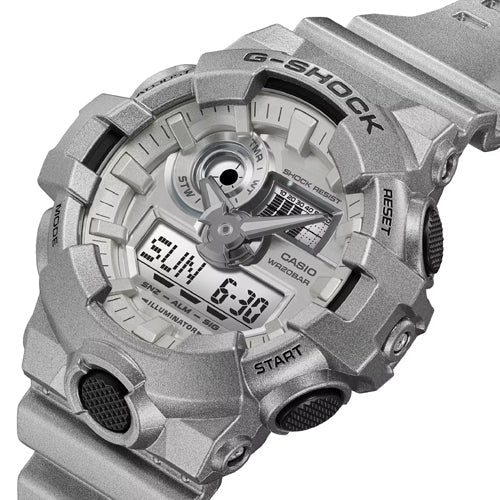 Casio G-Shock GA-700 Series Silver Dial Men 53.4mm G1415 GA-700FF-8A