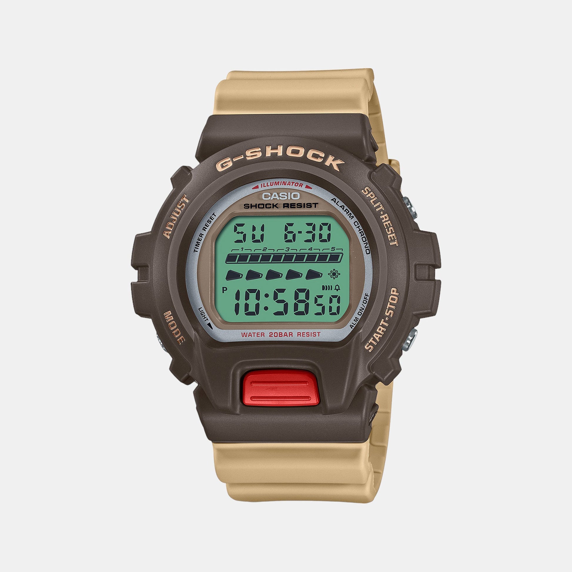 G-Shock Men Quartz Brown Dial Digital Resin Watch G1427