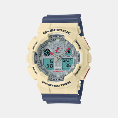 G-Shock Men Quartz Grey Dial Analog-Digital Resin Watch G1428