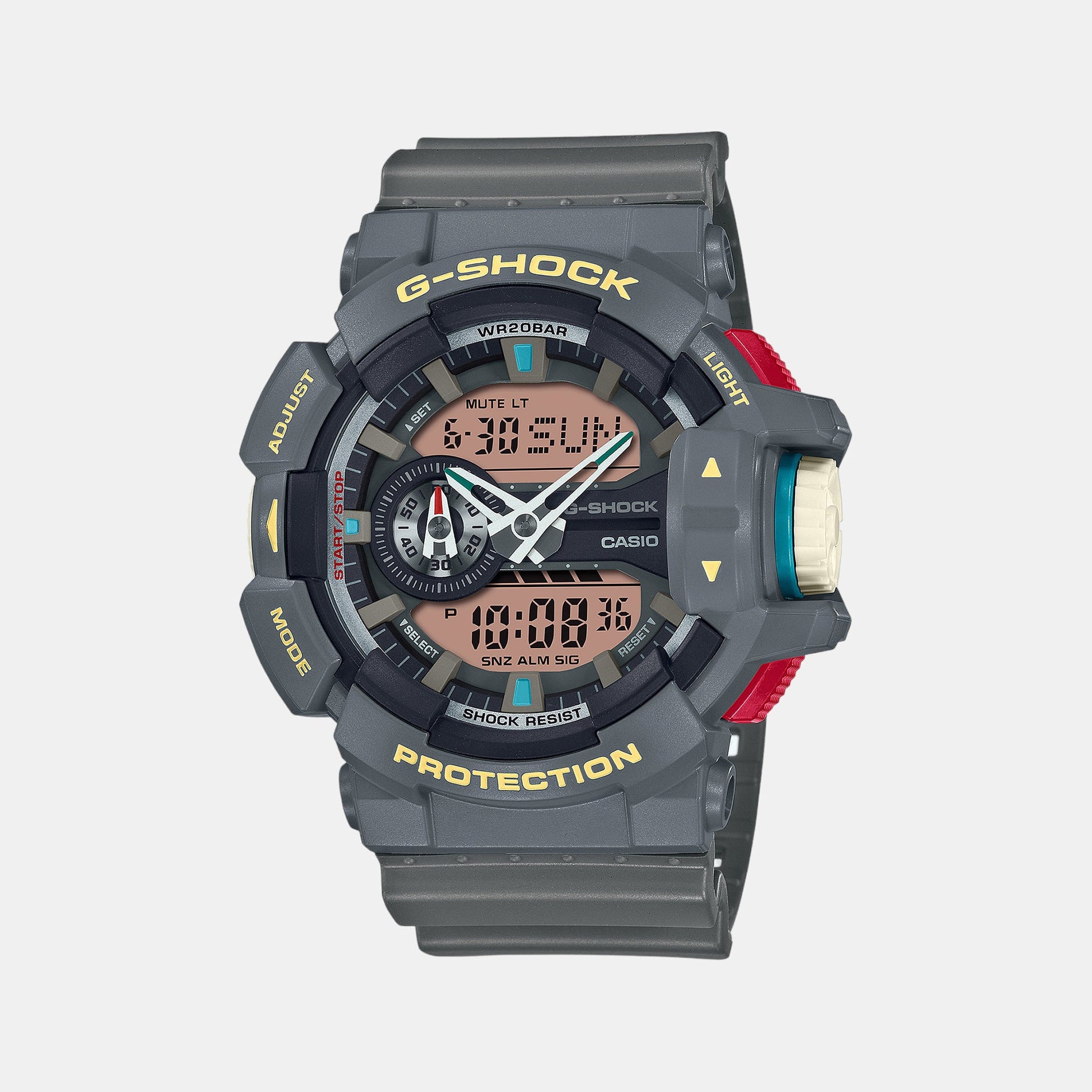 G-Shock Men Quartz Grey Dial Analog-Digital Resin Watch G1429