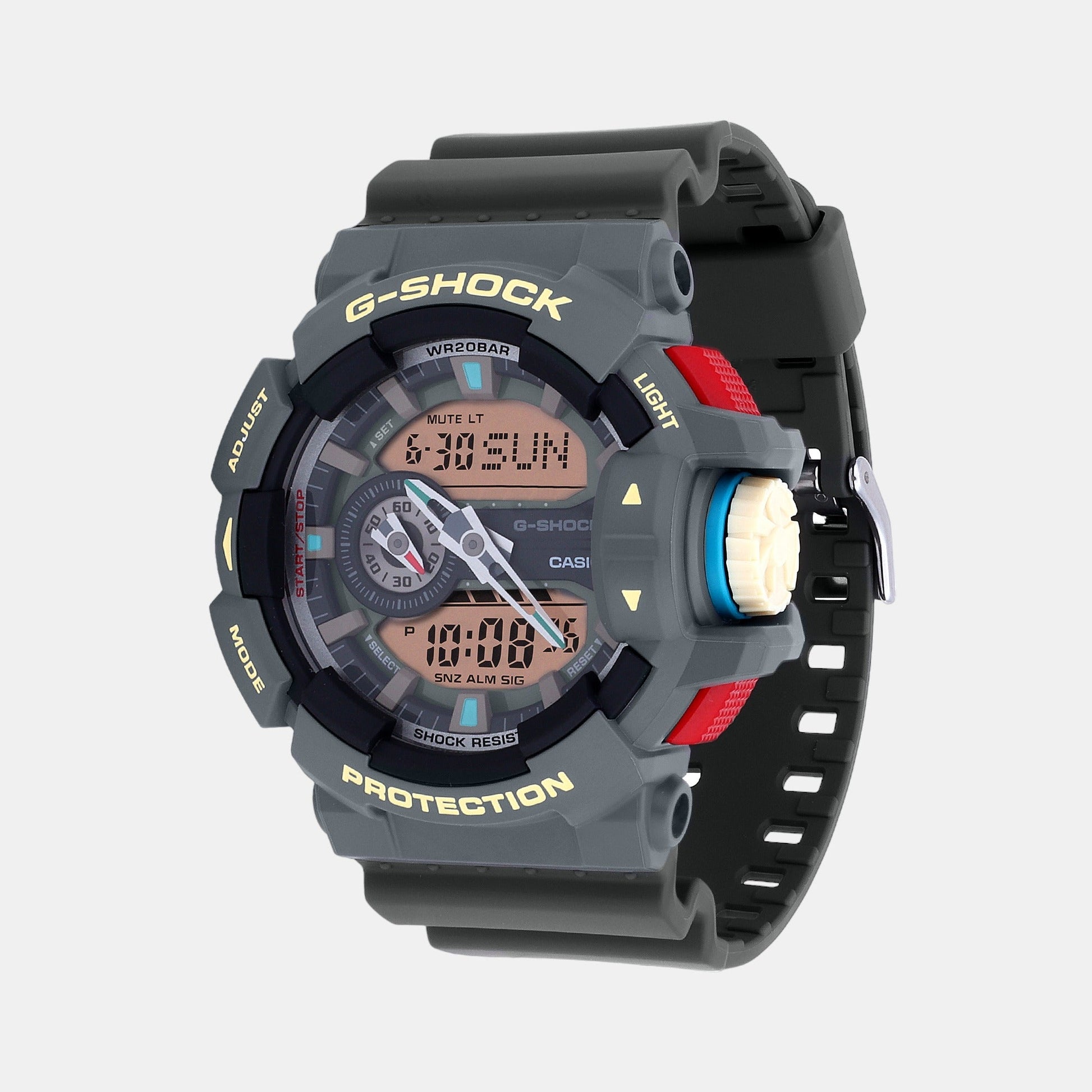G-Shock Men Quartz Grey Dial Analog-Digital Resin Watch G1429