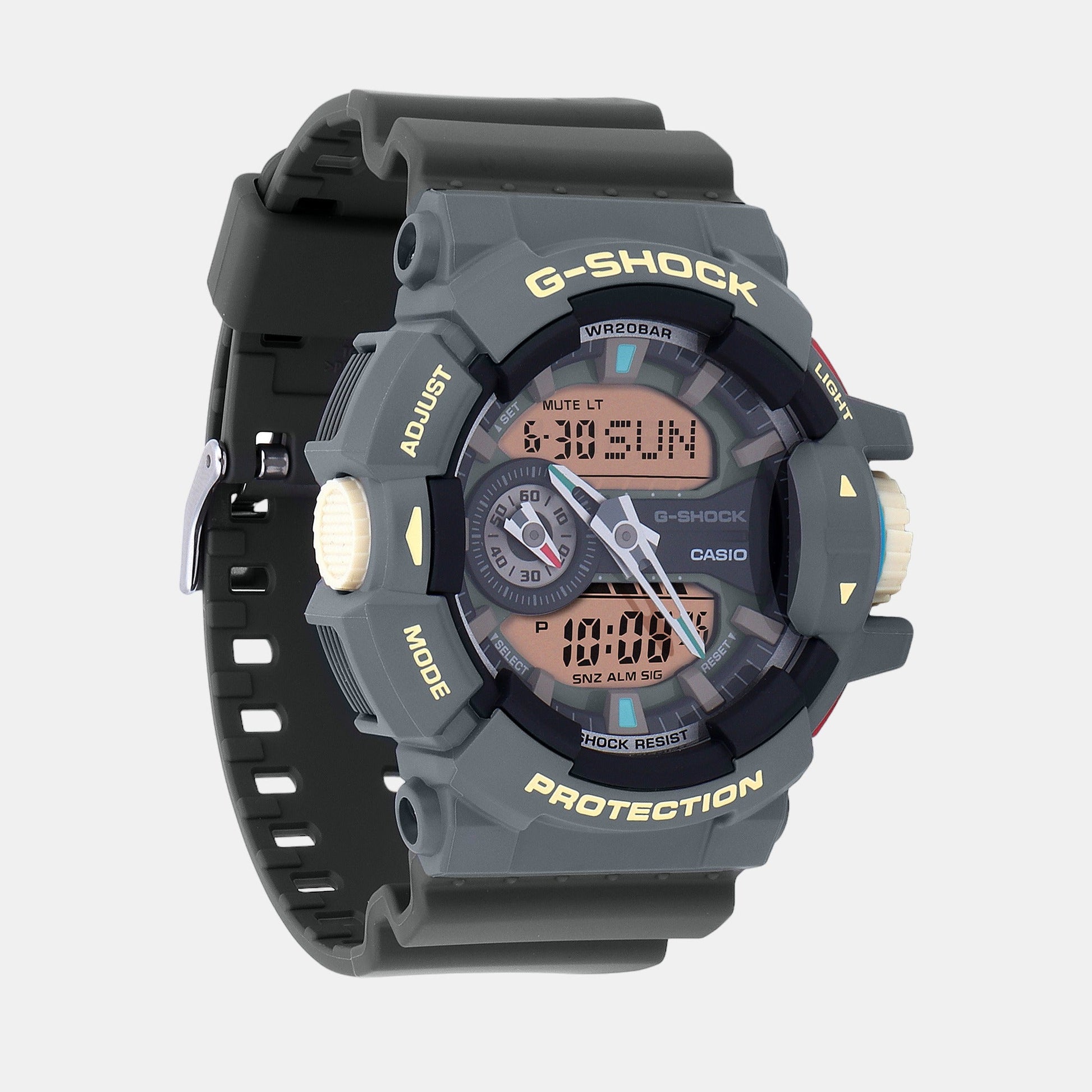 G-Shock Men Quartz Grey Dial Analog-Digital Resin Watch G1429