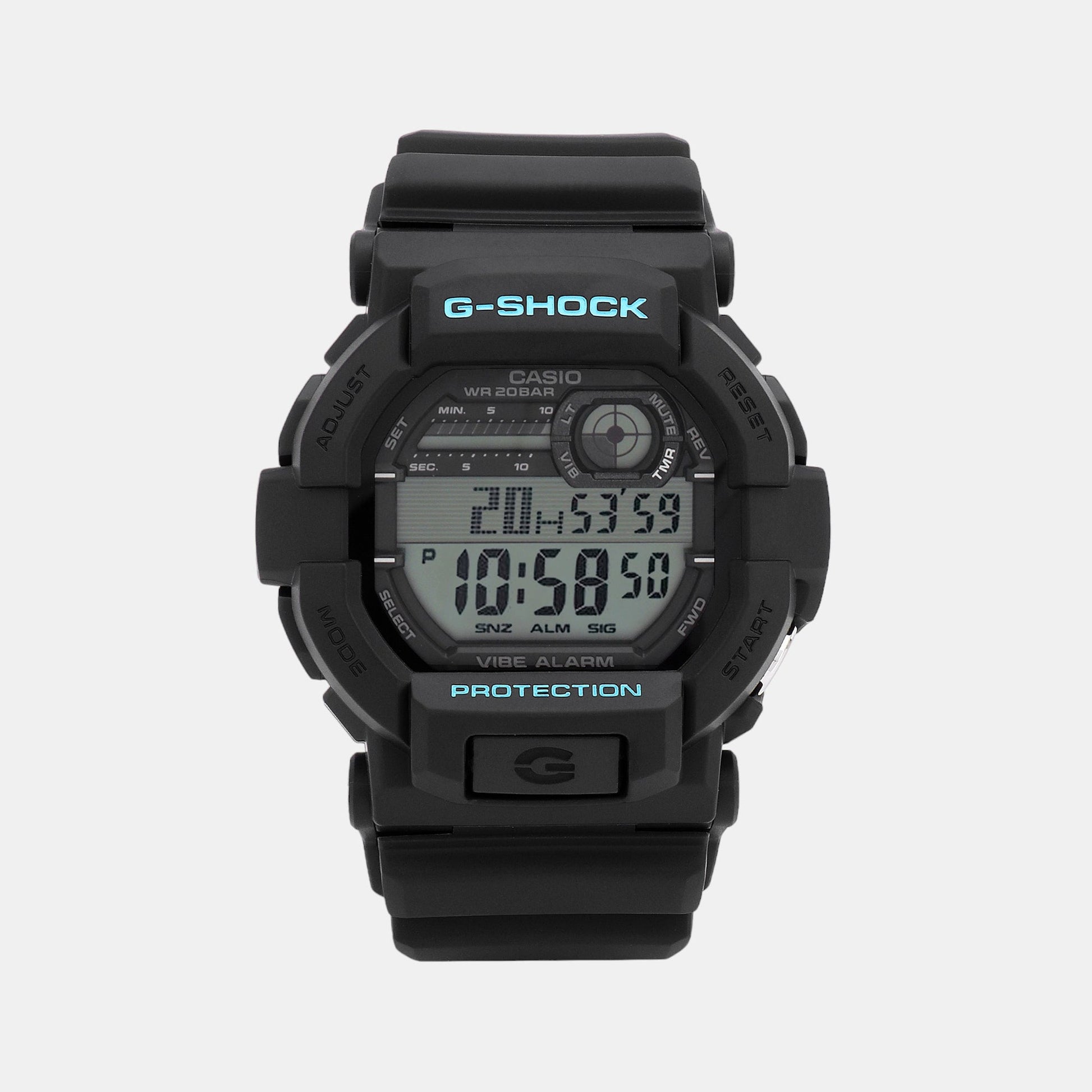 G-Shock Men Quartz Black Dial Digital Resin Watch G1430