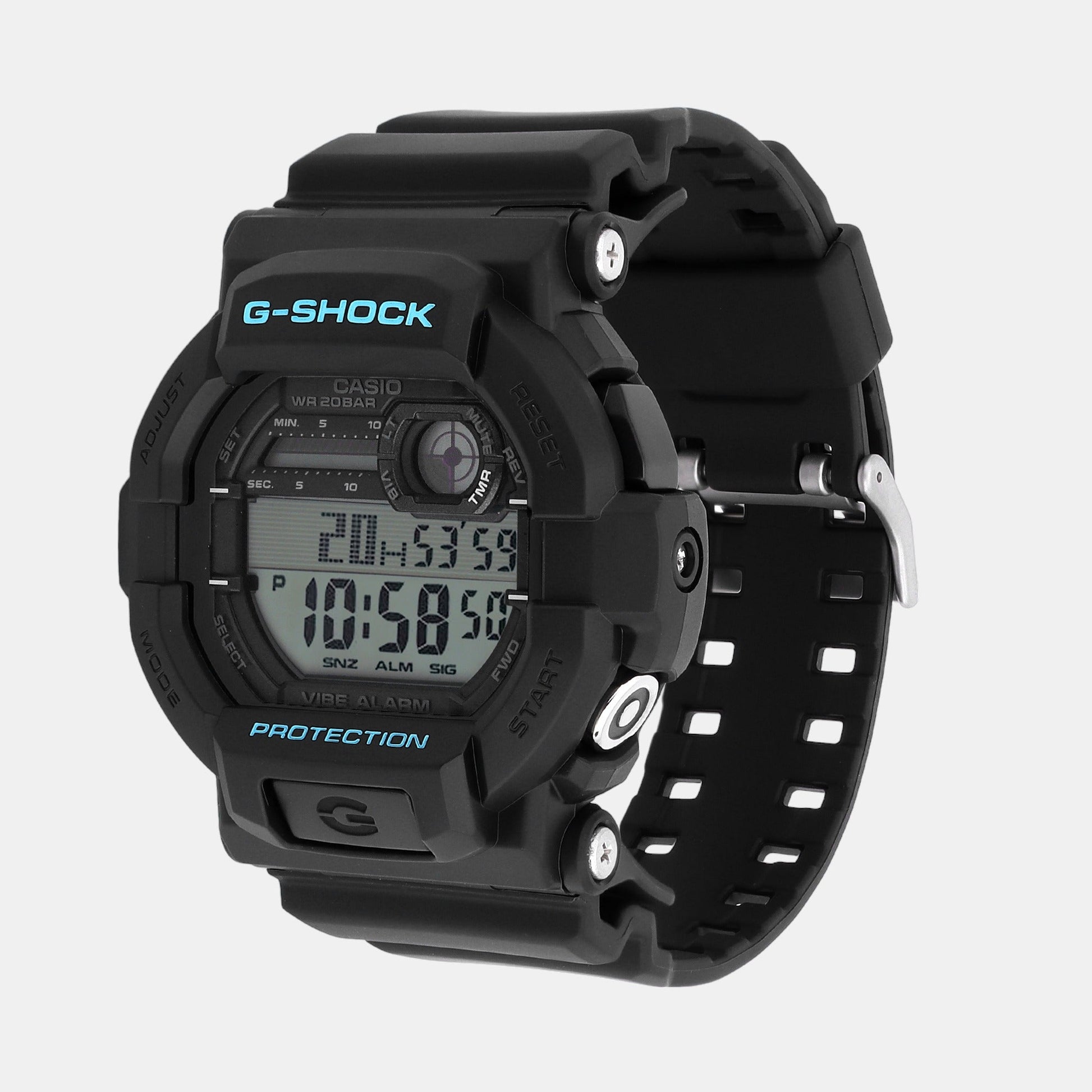 G-Shock Men Quartz Black Dial Digital Resin Watch G1430