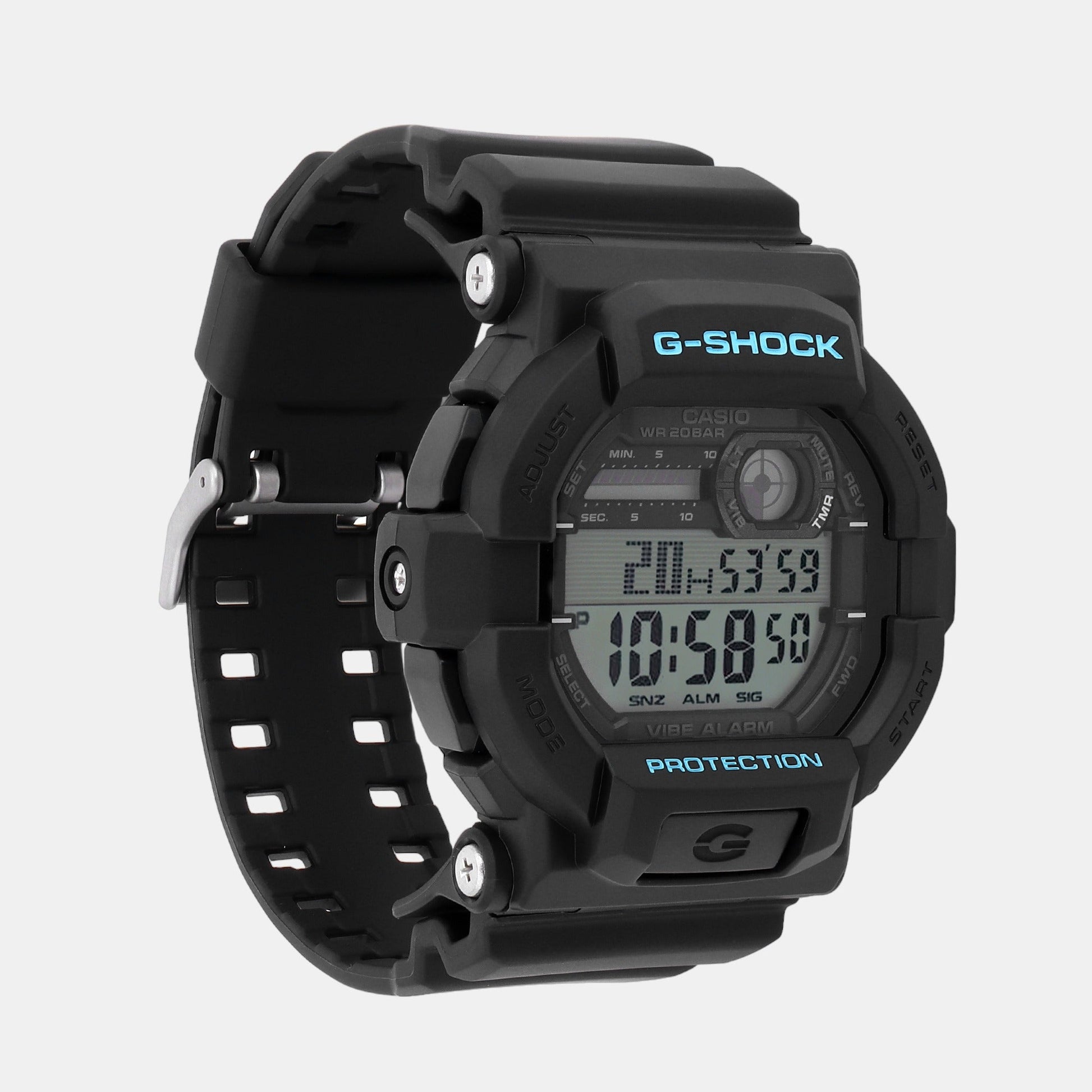 G-Shock Men Quartz Black Dial Digital Resin Watch G1430