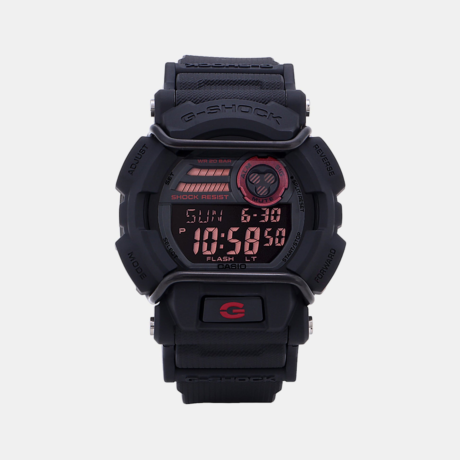 G-Shock Men Quartz Black Dial Digital Resin Watch G1432