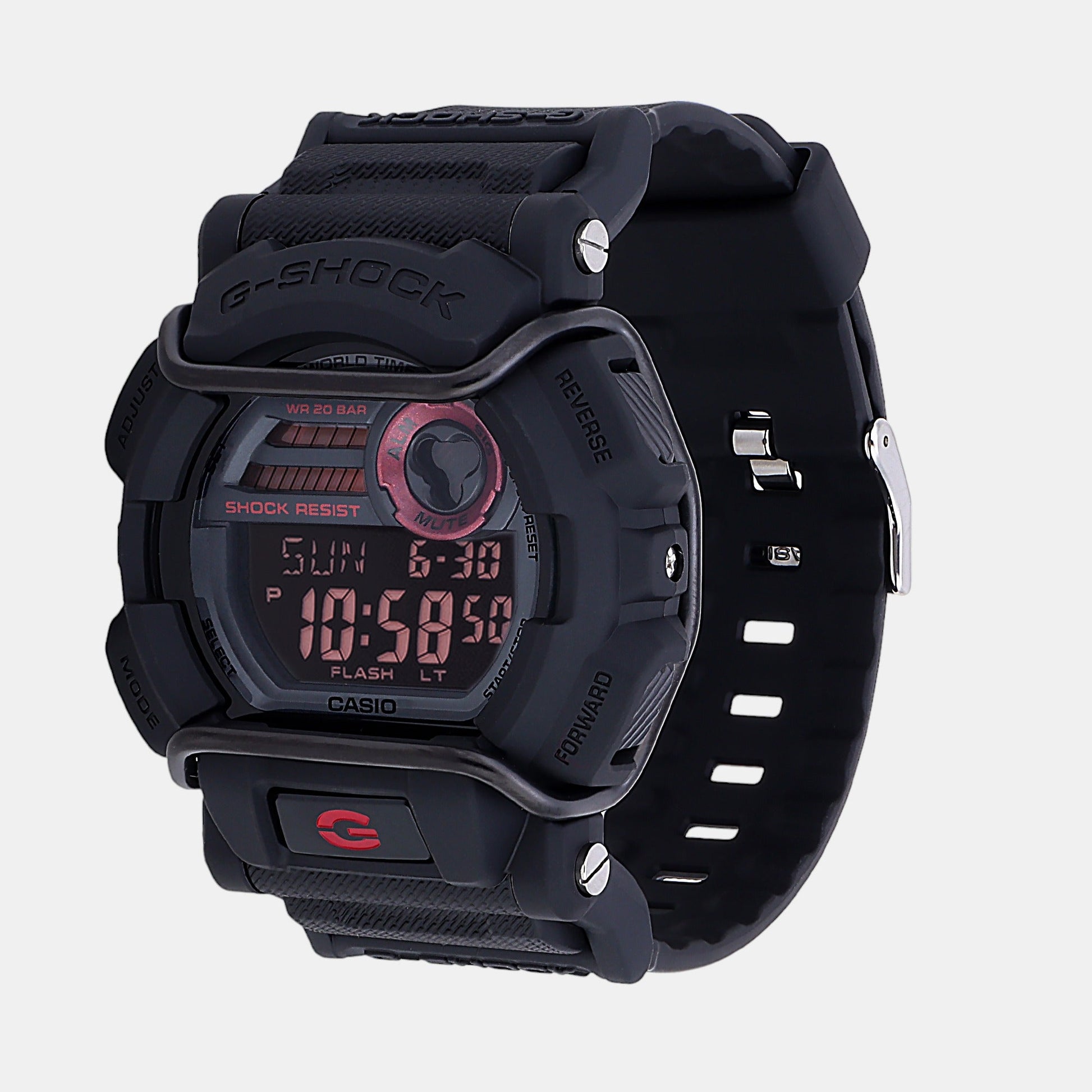 G-Shock Men Quartz Black Dial Digital Resin Watch G1432