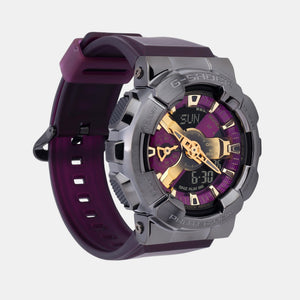G-Shock Men Quartz Purple Dial Analog-Digital Resin Watch G1435