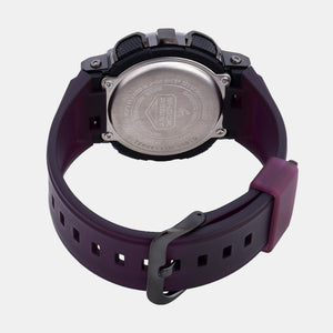 G-Shock Men Quartz Purple Dial Analog-Digital Resin Watch G1435