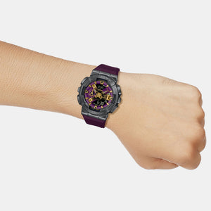 G-Shock Men Quartz Purple Dial Analog-Digital Resin Watch G1435