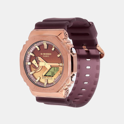 G-Shock Men Quartz Brown Dial Analog-Digital Resin Watch G1436