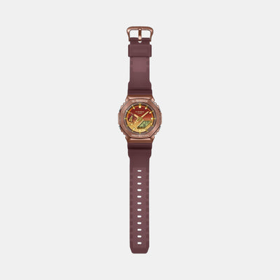 G-Shock Men Quartz Brown Dial Analog-Digital Resin Watch G1436