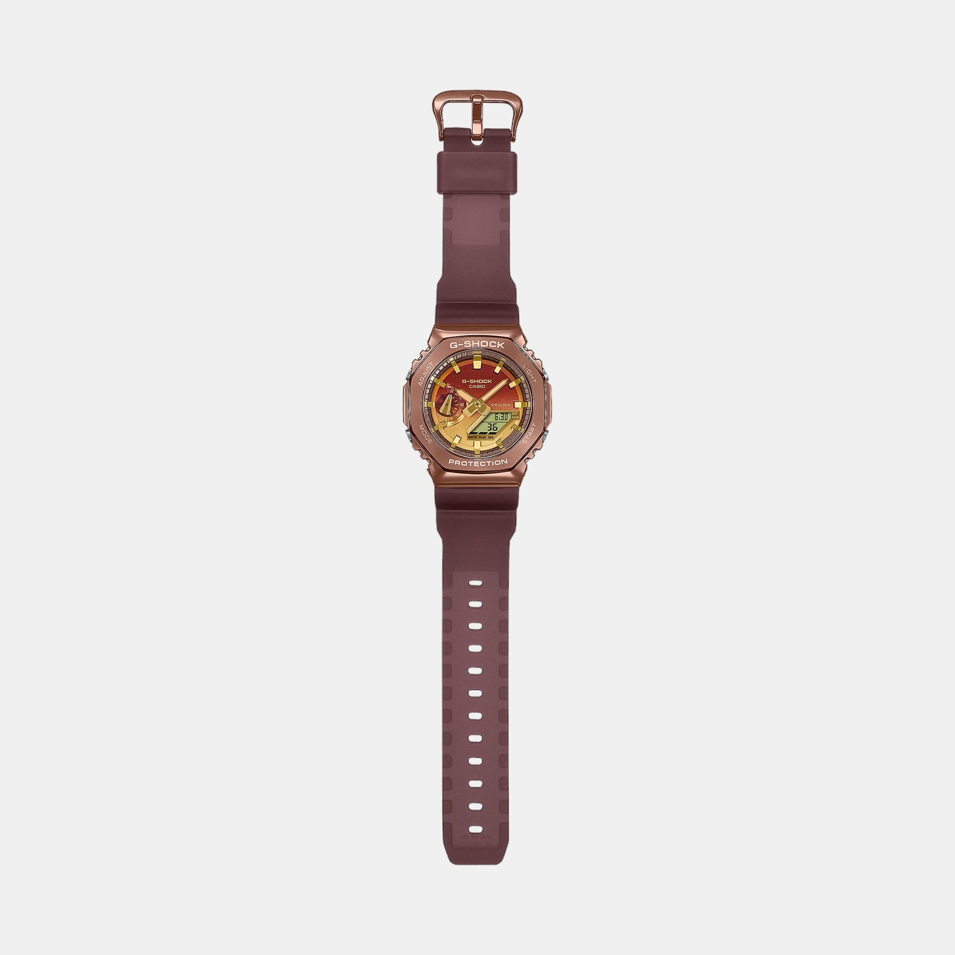 G-Shock Men Quartz Brown Dial Analog-Digital Resin Watch G1436