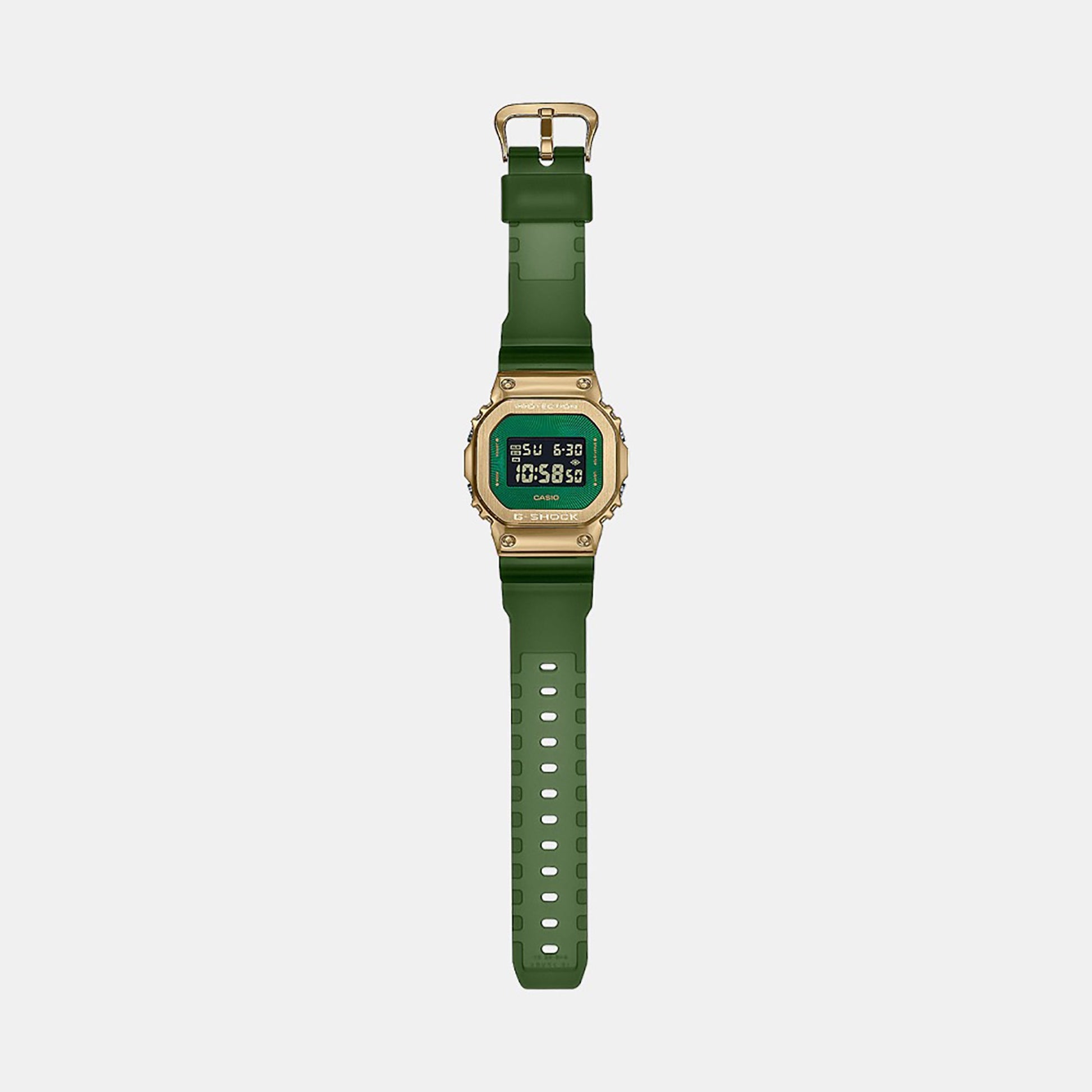 G-Shock Men Quartz Green Dial Digital Resin Watch G1437