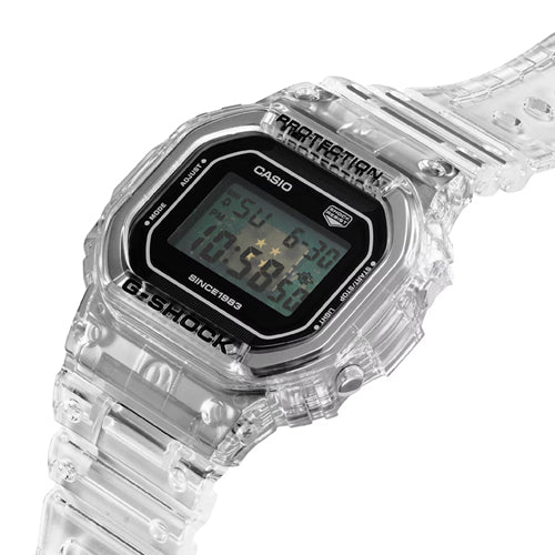 Casio G-Shock G-SHOCK 40th Anniversary CLEAR REMIX 5000 Series Transparent Dial Men 42.8mm G1438 DW-5040RX-7