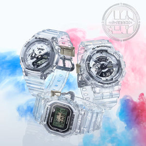 Casio G-Shock G-SHOCK 40th Anniversary CLEAR REMIX 5000 Series Transparent Dial Men 42.8mm G1438 DW-5040RX-7