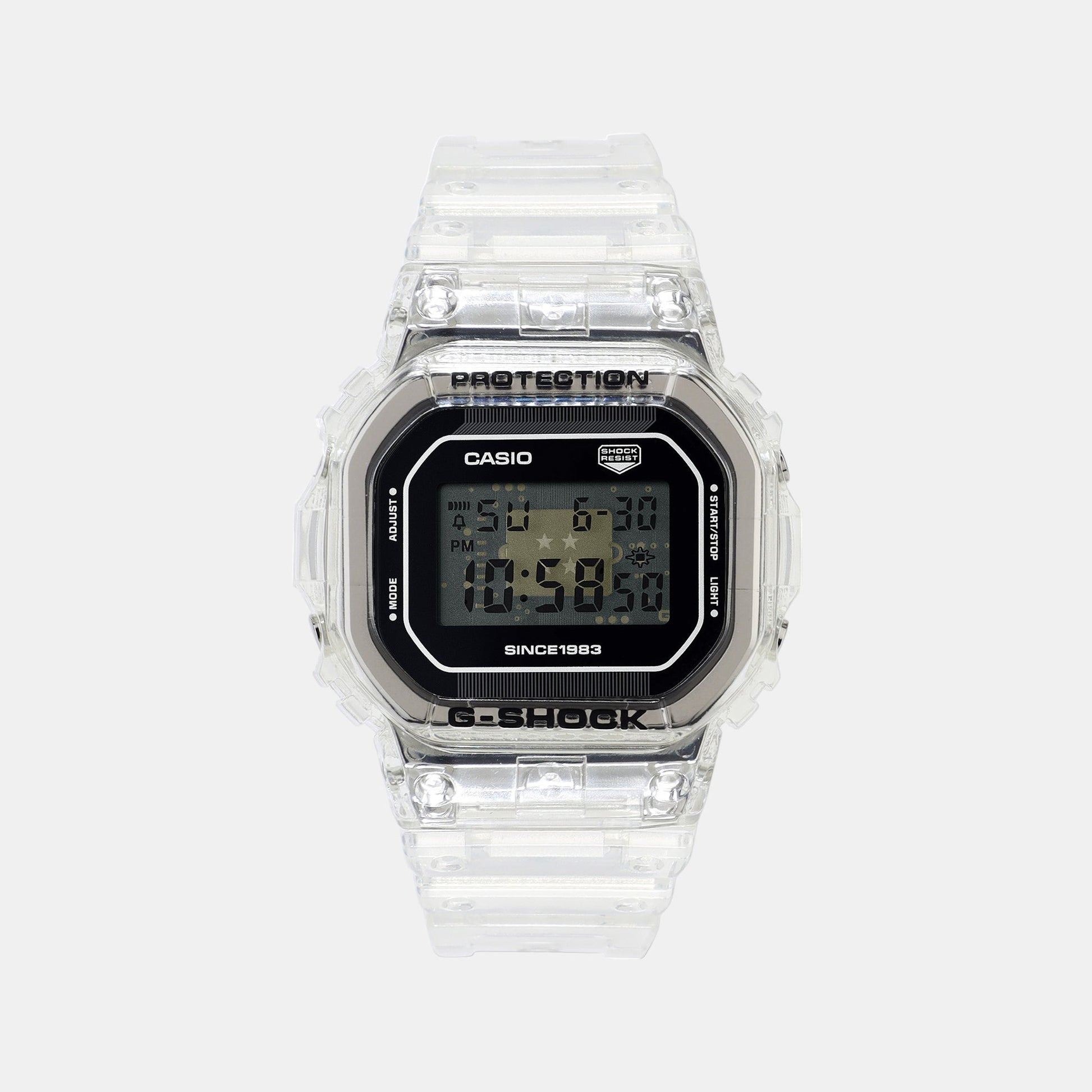 G-Shock Men Quartz Black Dial Digital Resin Watch G1438