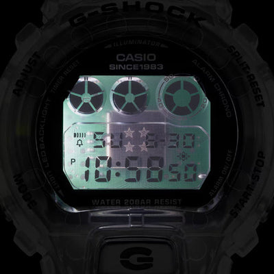 Casio G-Shock 6900 Series Transparent Dial Men 50mm G1439 DW-6940RX-7