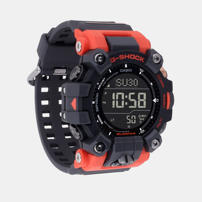 G-Shock Men Quartz Black Dial Digital Resin Watch G1443