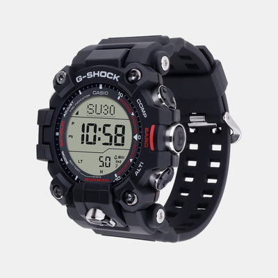 G-Shock Men Quartz Black Dial Digital Resin Watch G1444