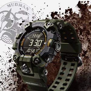 Casio G-Shock MASTER OF G - LAND MUDMAN Green Dial Men 52.7mm G1445 GW-9500-3