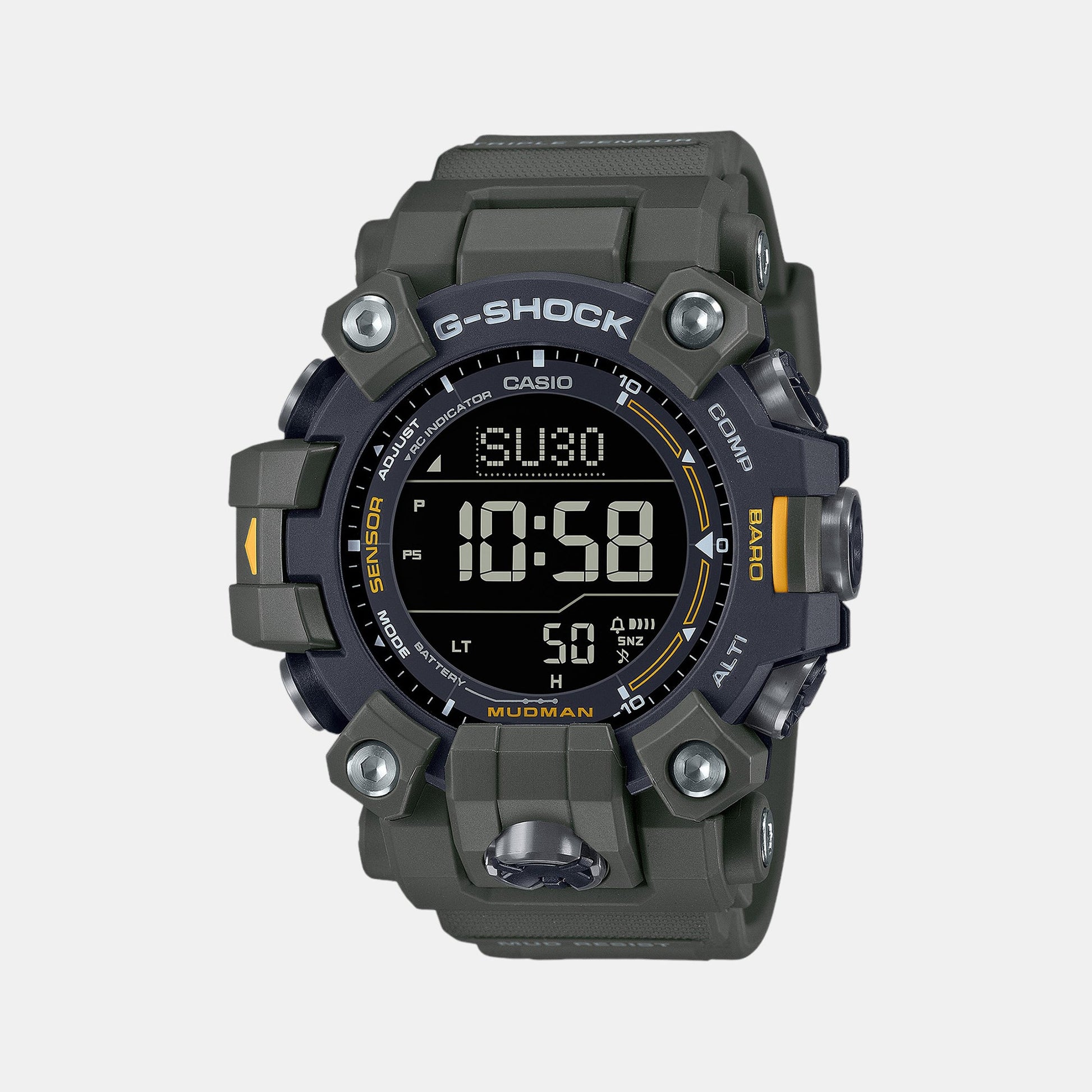 G-Shock Men Quartz Black Dial Digital Resin Watch G1445