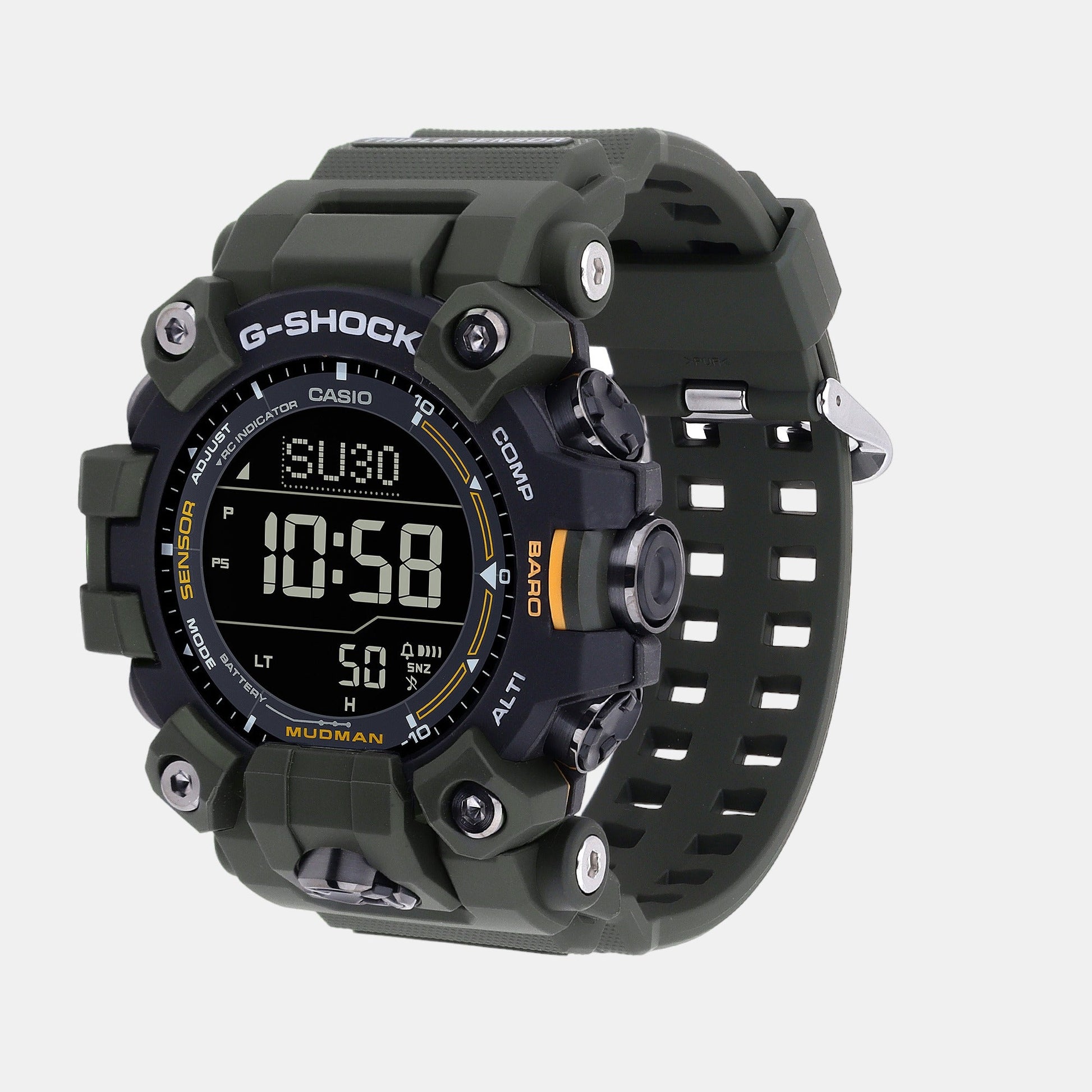 G-Shock Men Quartz Black Dial Digital Resin Watch G1445