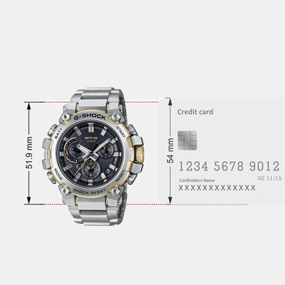 G-Shock Men Quartz Black Dial Chronograph Metal Watch G1446