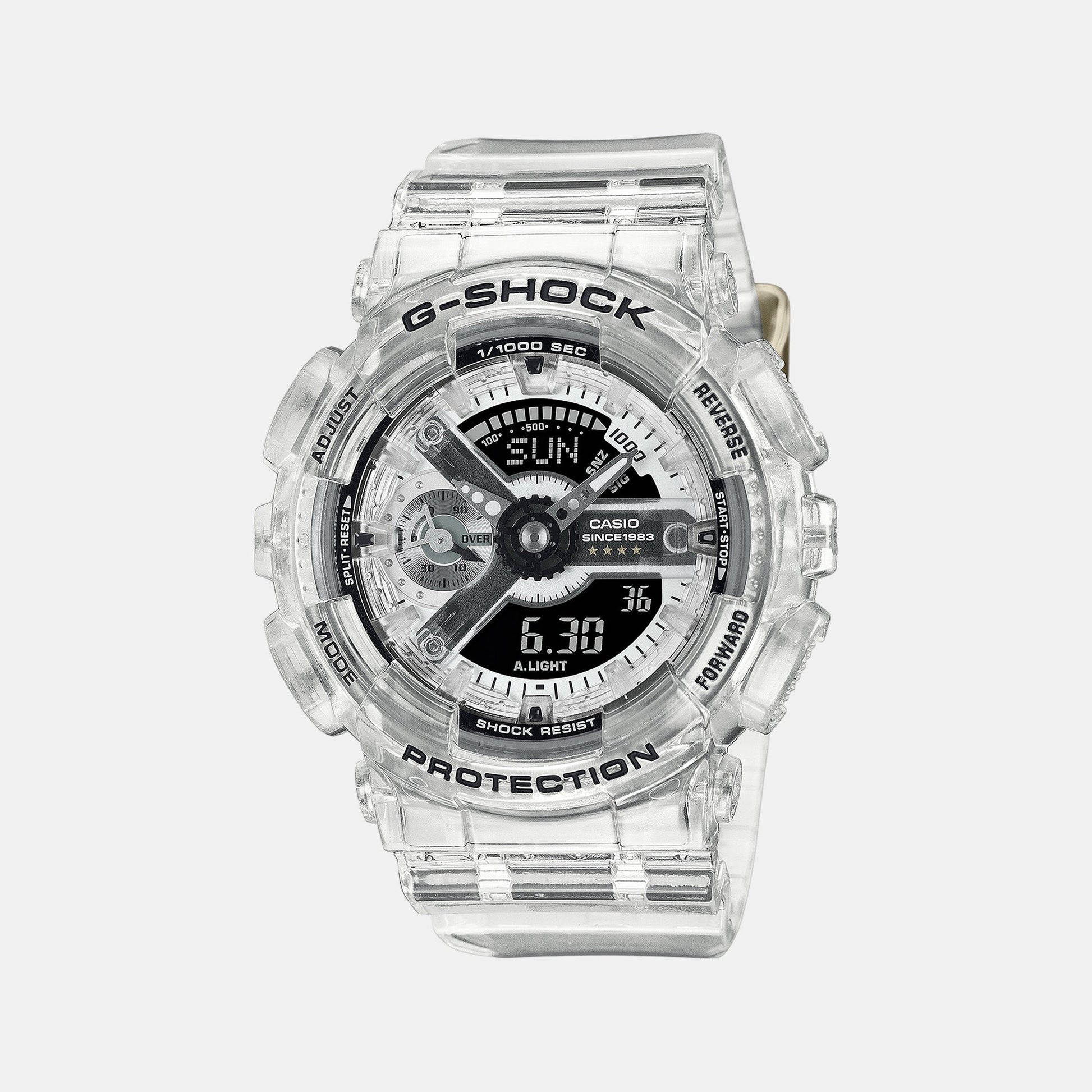 G-Shock Women Quartz Black Dial Analog-Digital Resin Watch G1447
