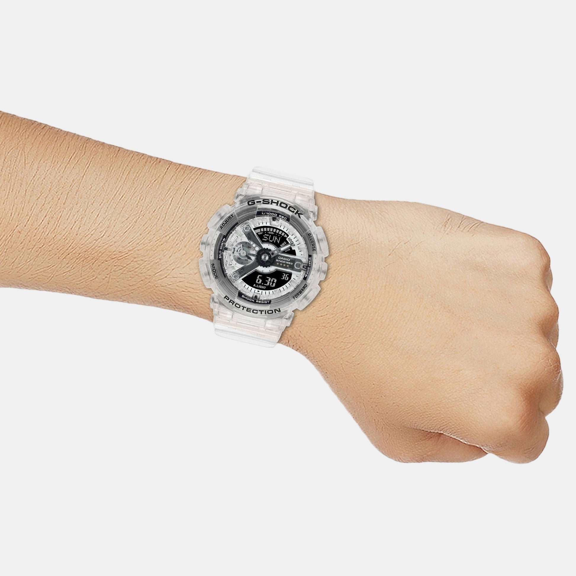 G-Shock Women Quartz Black Dial Analog-Digital Resin Watch G1447