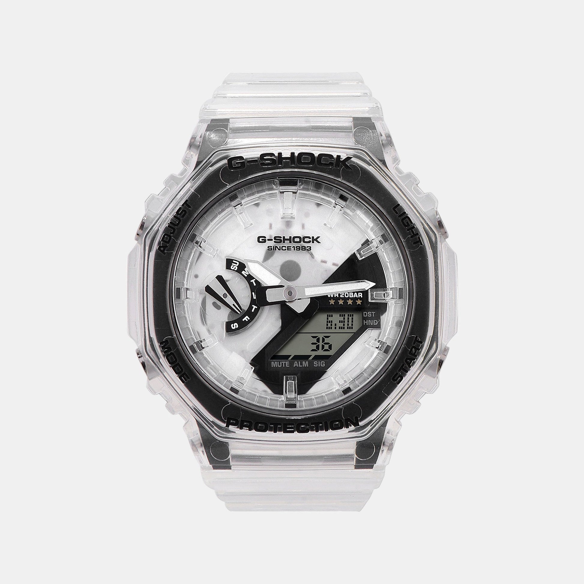 G-Shock Women Women Quartz White Dial Analog-Digital Resin Watch G1448